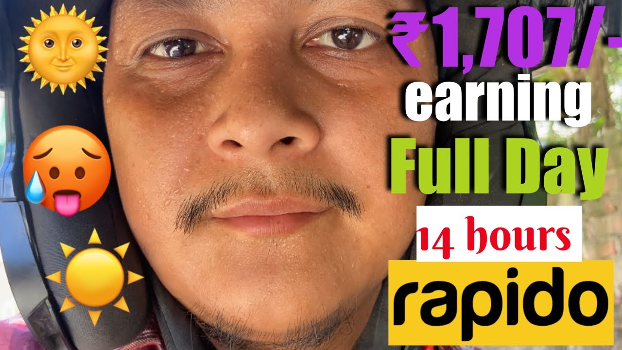 #rapido captain earning in hot #summer #vlog || @RinkuJourney