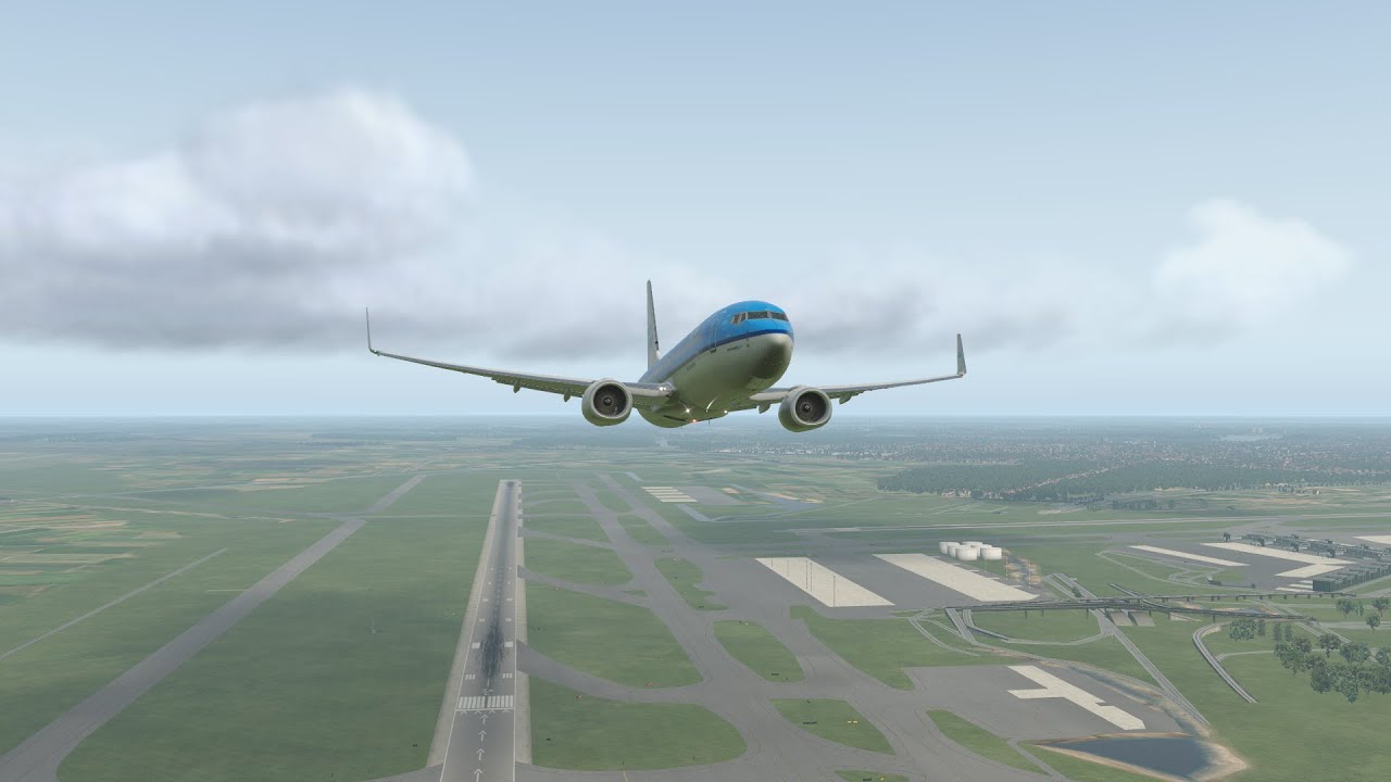 XPlane 11 AMSTERDAM MUNICH 737 8 KLM