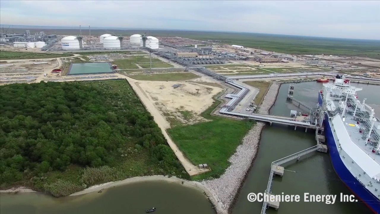 Creole Spirit at the Sabine Pass LNG Terminal