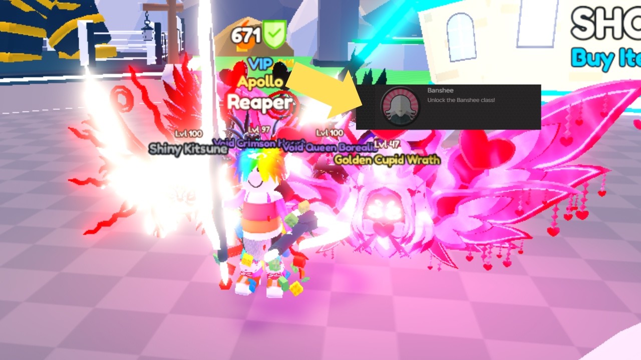 BANSHEE CLASS IN SABER SIMULATOR! (Roblox)