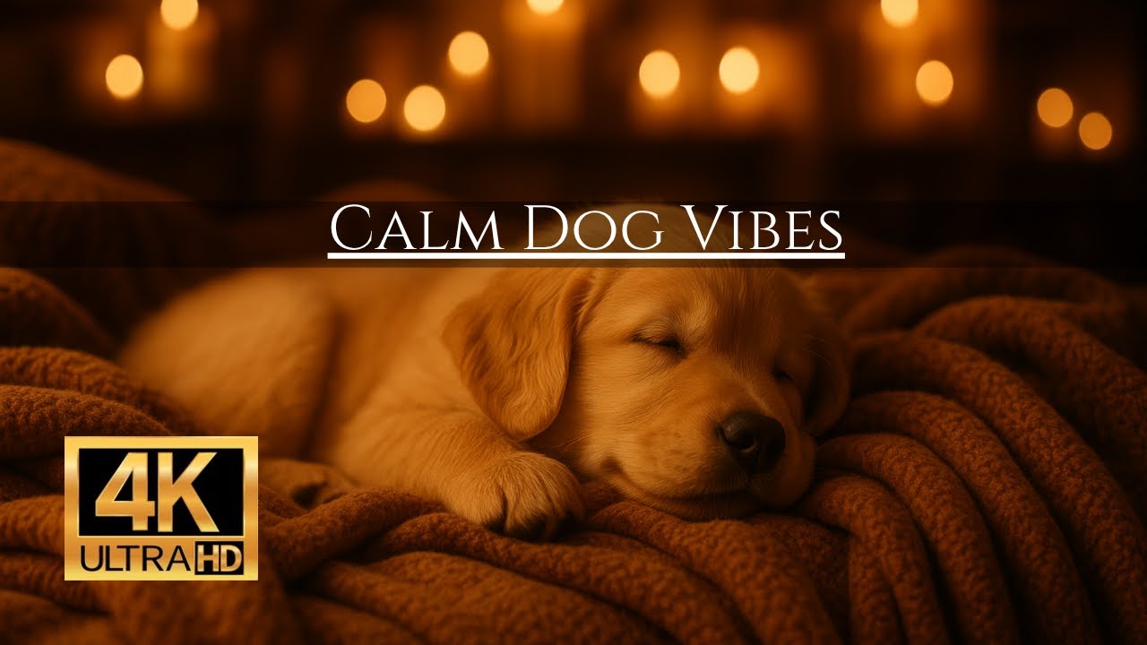 Music That Helps Dogs Sleep 💤 3 Hours of Tranquil Jazz & Soft Melodies 🎶 4K