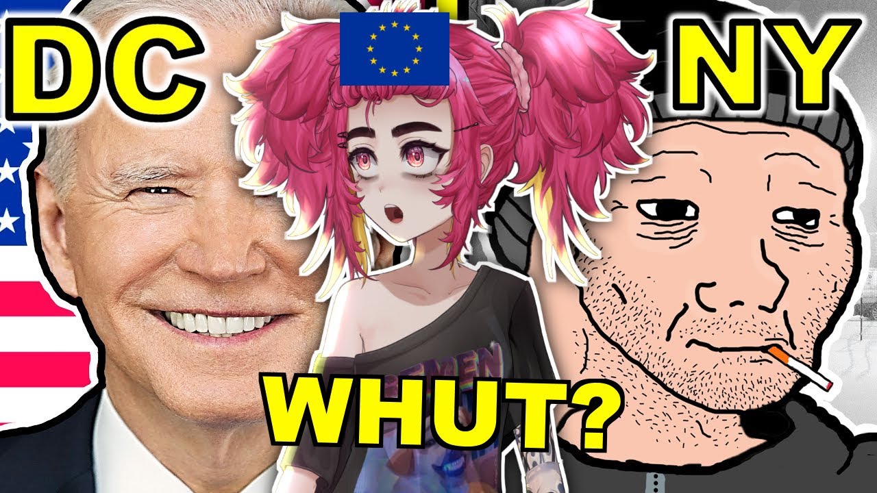 European Vtuber Reacts to USA States Explained By Geopold