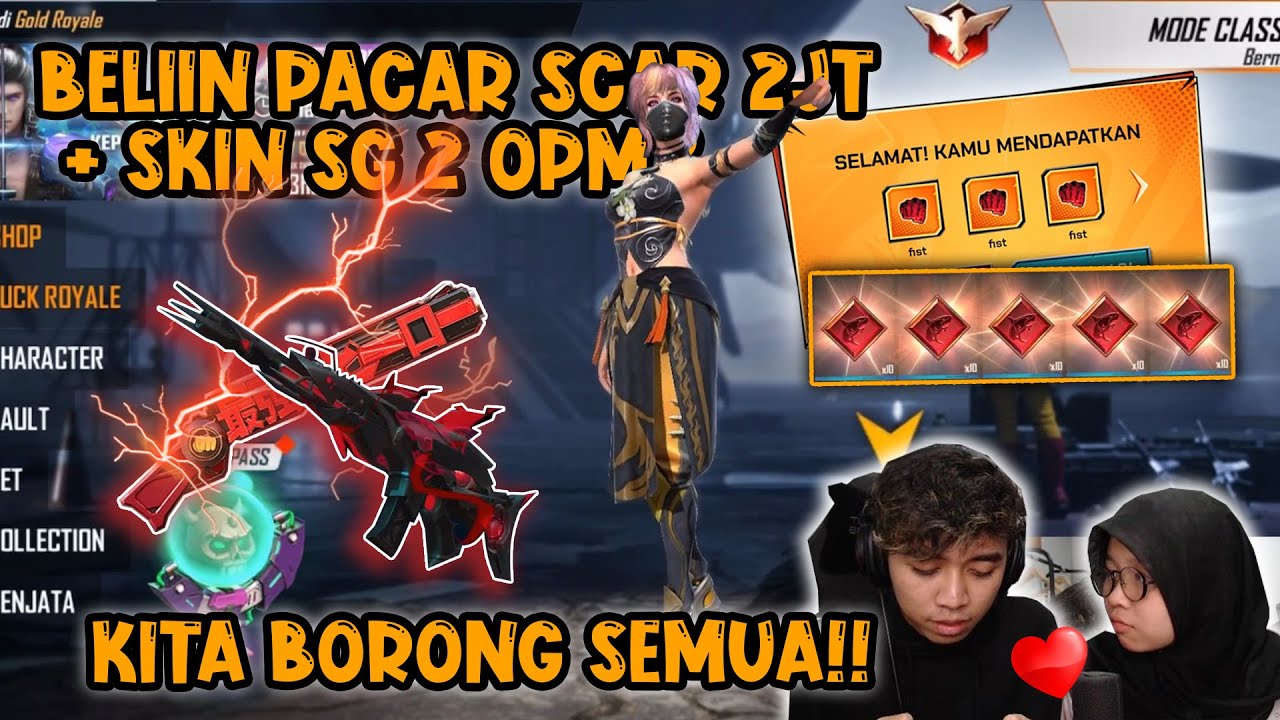 TOP UP IN AKUN PACAR BUAT BELI SCAR 2JT + SG 2 SAITAMA!!