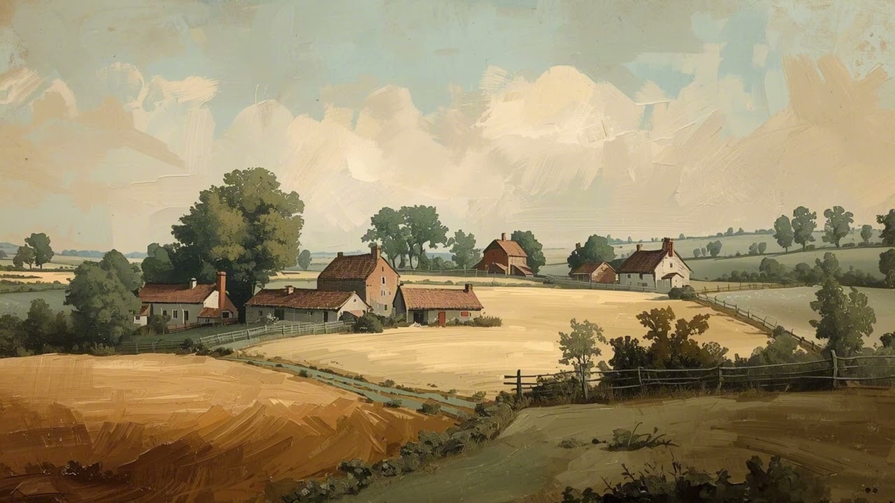 Turn Your TV Into Art  Timeless Rural Fields and Homes  2 Hours  4K