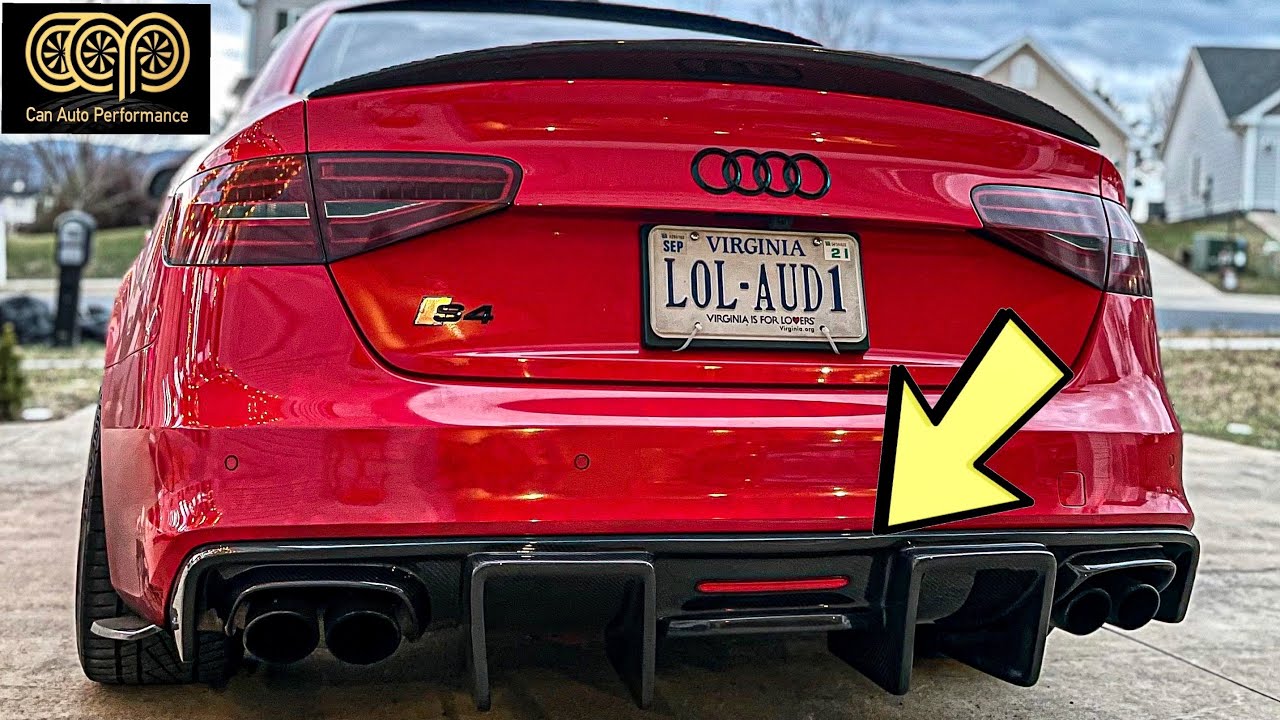 THE MOST AGGRESSIVE CARBON FIBER DIFFUSER MADE FOR MY AUDI S4