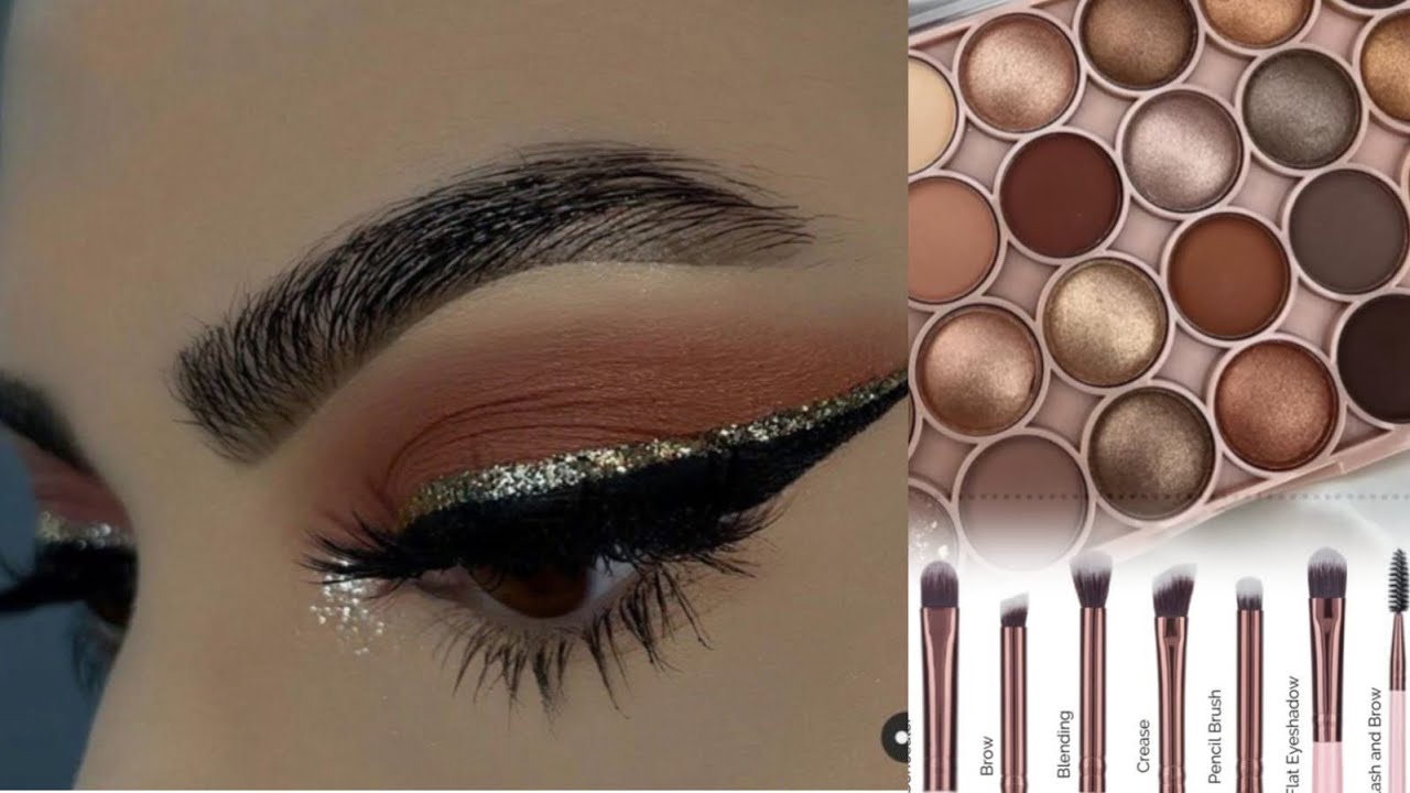 Natural soft eyes make up tutorial for brown eyes | ￼ easy Eid make up tutorial | ￼ 