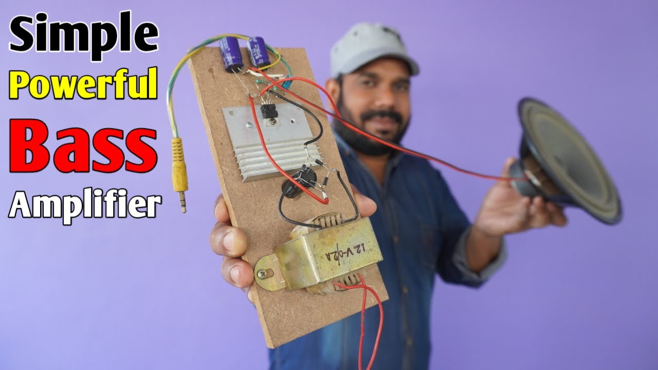 Homemade Powerful Bass Amplifier | How to Make Amplifier