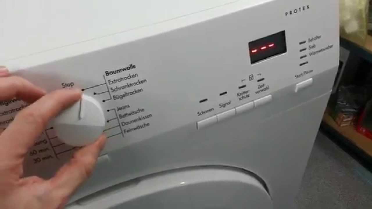 AEG Wäschetrockner err reparieren