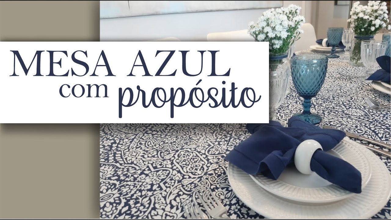 Novembro Azul em uma MESA POSTA com estilo!