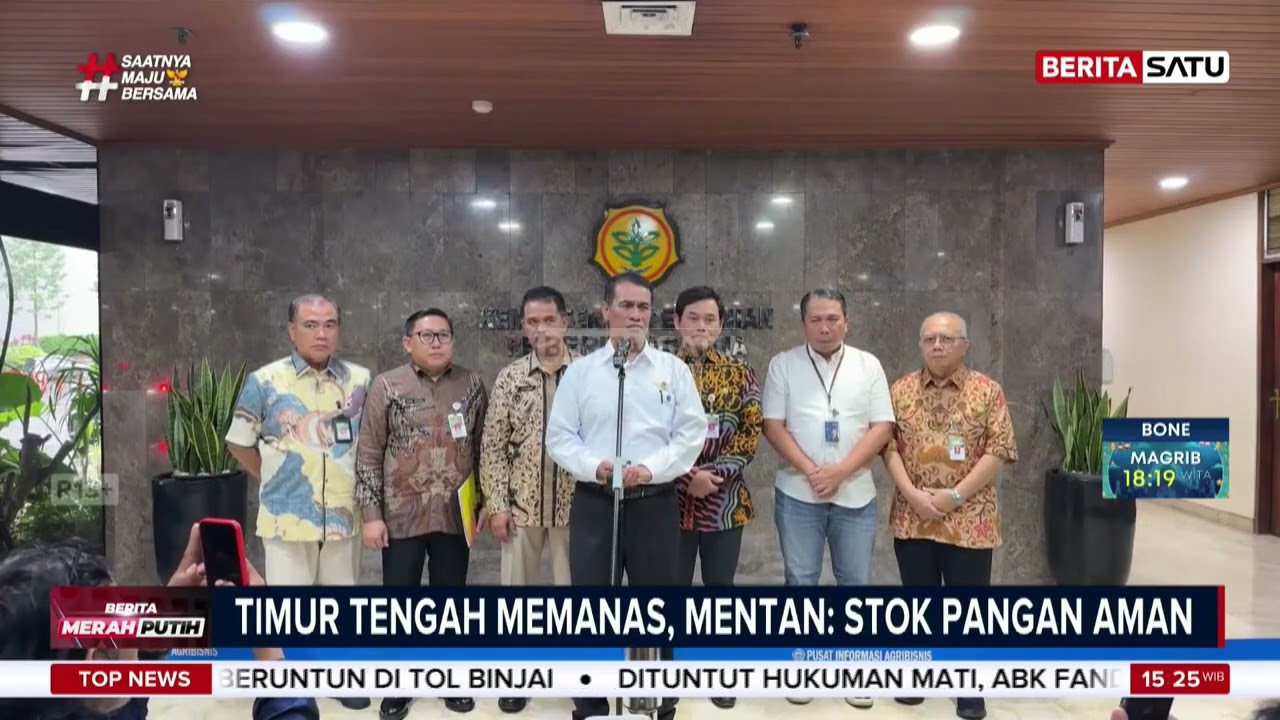 Andi Amran: Stok Pangan RI Bertahan 324 Hari, Aman Meski Selat Hormuz Tutup #beritasatu