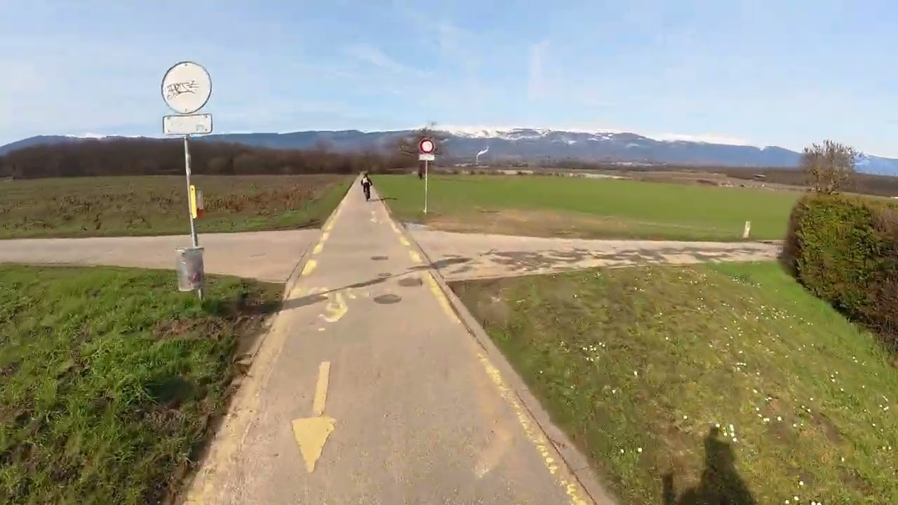 Camino a la generadora de electricidad en Geneve