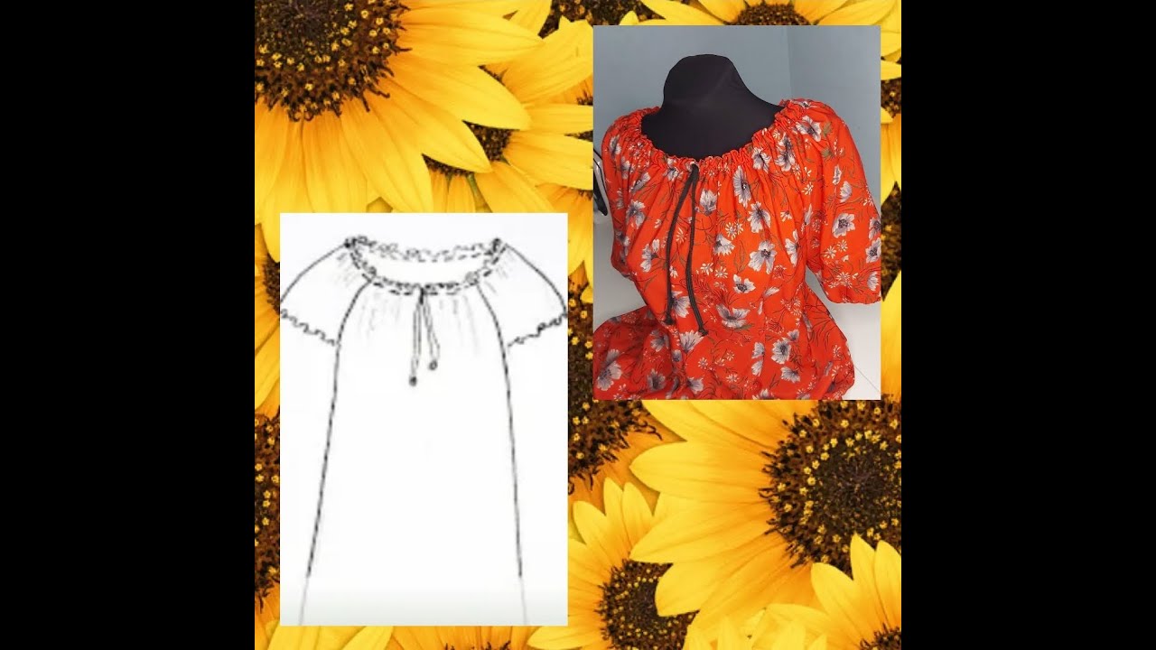 "Крестьянка" фасонда куйлак тикамиз😍✂️📍👗
