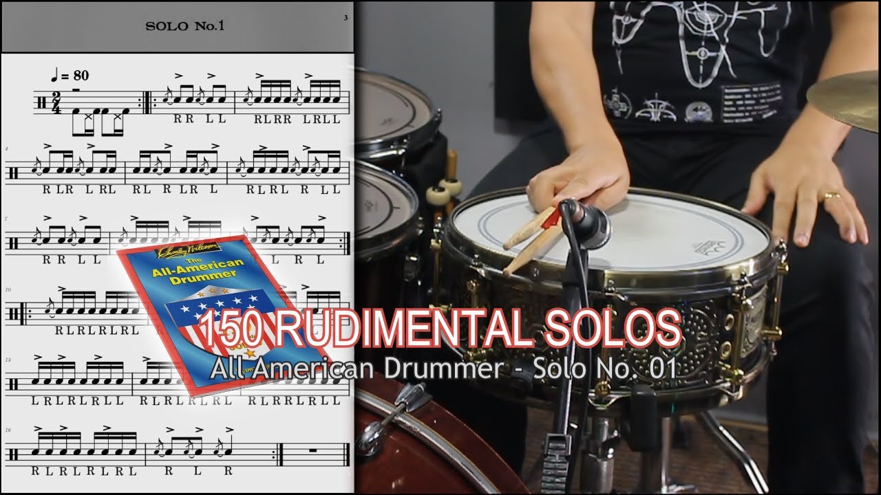150 Rudimental solos - Solo No. 01