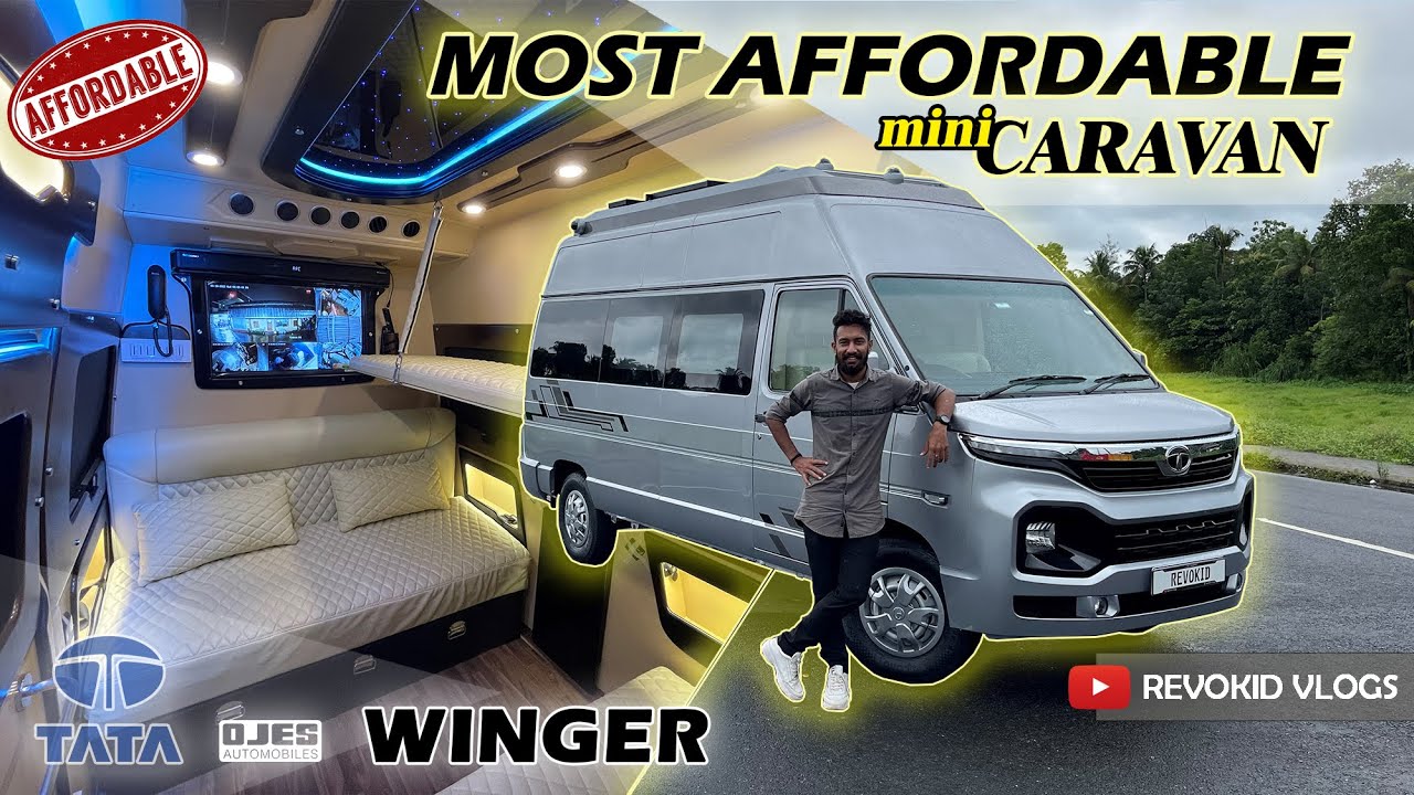 2022 TATA WINGER - ൽ ഒരു affordable mini CARAVAN | Revokid Vlogs ft OJES
