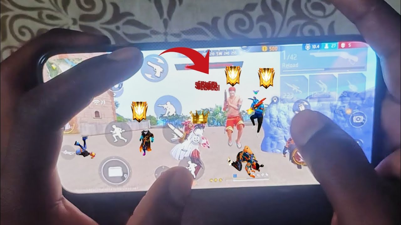 20 KIL 💀 BR RANK ⚡ SOLO VS SQUAD 💪 3 FINGER 😲 HANDCAME 💥 GAMEPLAY FREE FIRE 🔥 