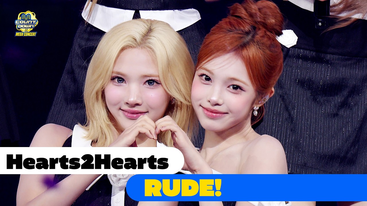 [4K] Hearts2Hearts - RUDE! | 엠카운트다운 X 메가콘서트 | #엠카운트다운 EP.931 | Mnet 260604 방송