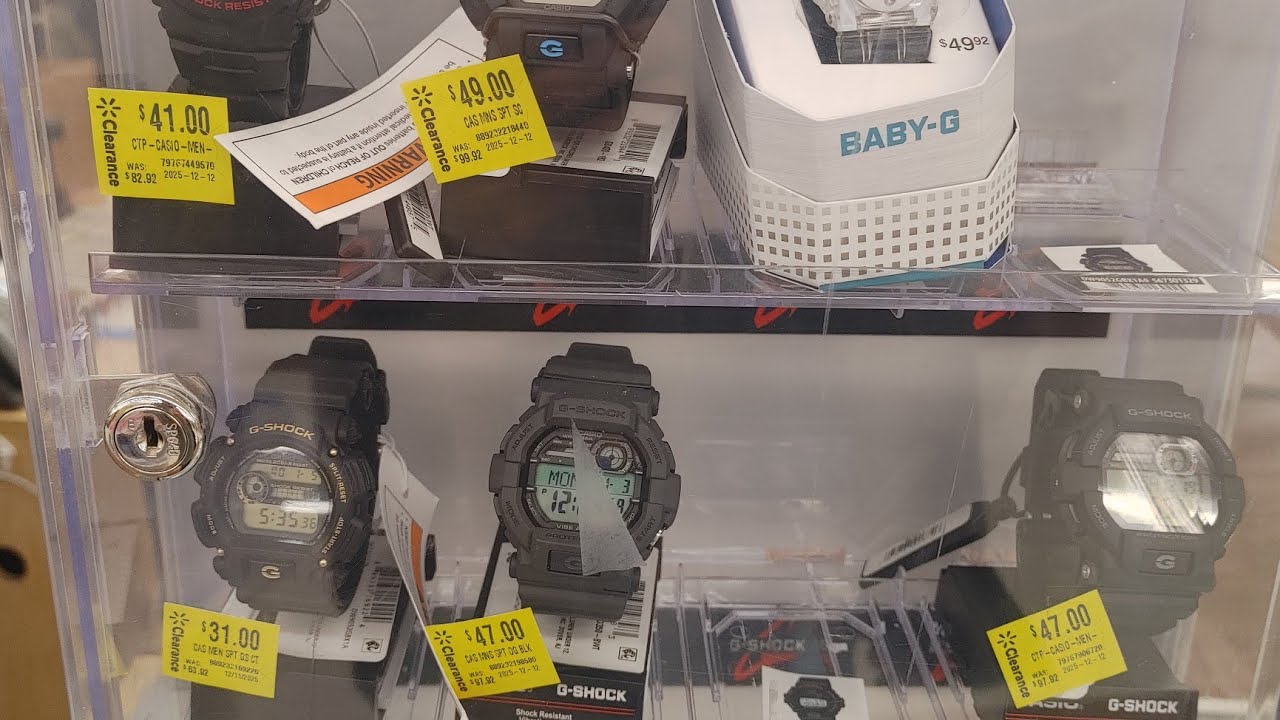 Сегодня в Walmart продаются часы G-Shock со скидкой, много распродаж.