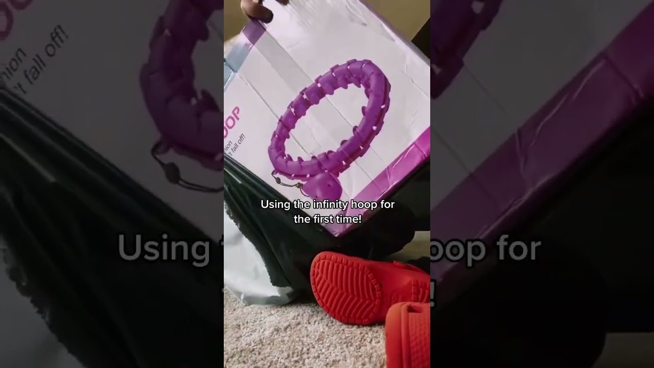Using the infinity hoop for the first time! Get your infinity hoop here!