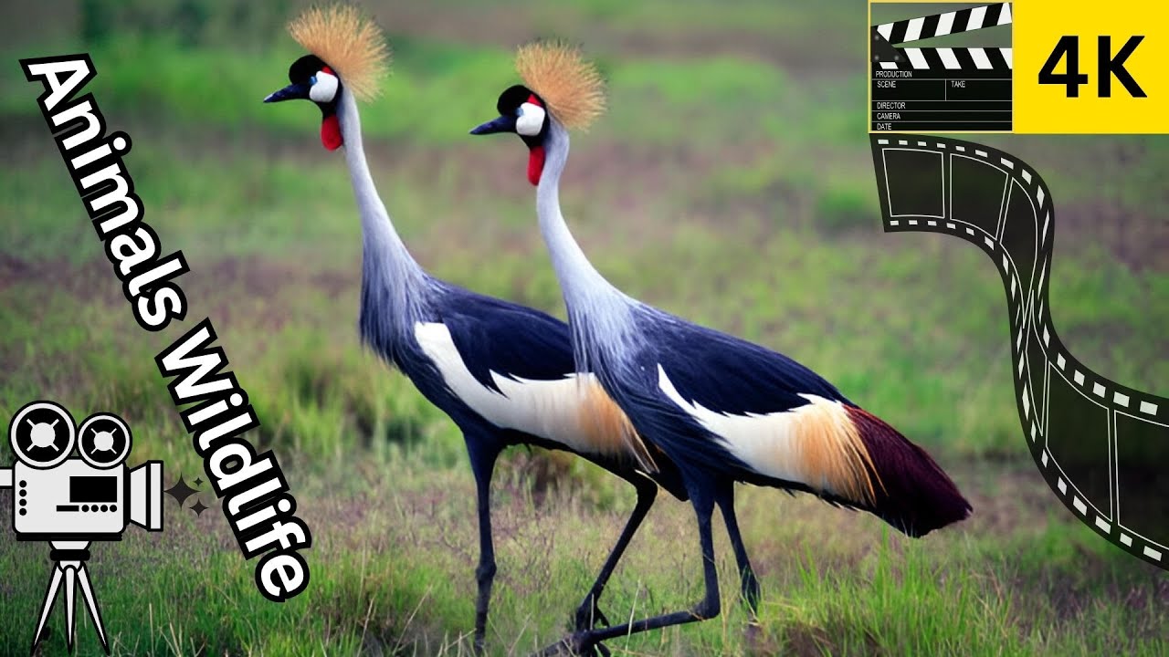 Animal Wildlife: Black Crowned Crane | Animal Documentary