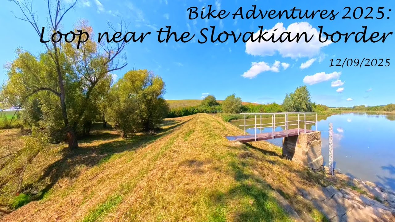 Bike adventures 2025 - Loop near the Slovakian border, 12/09/2025