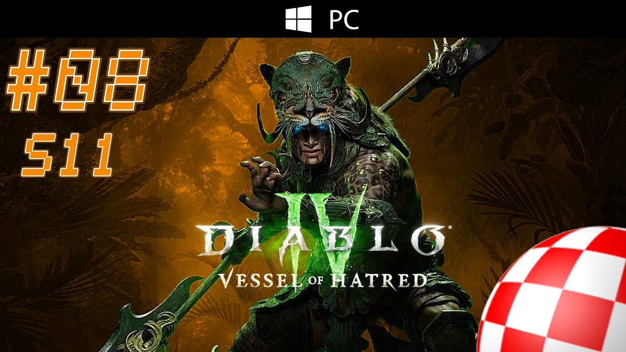 Diablo IV : Vessel of Hatred #08 S11 23.02.2025 Teranikaa Druidesse lvl 60 P 48 PC