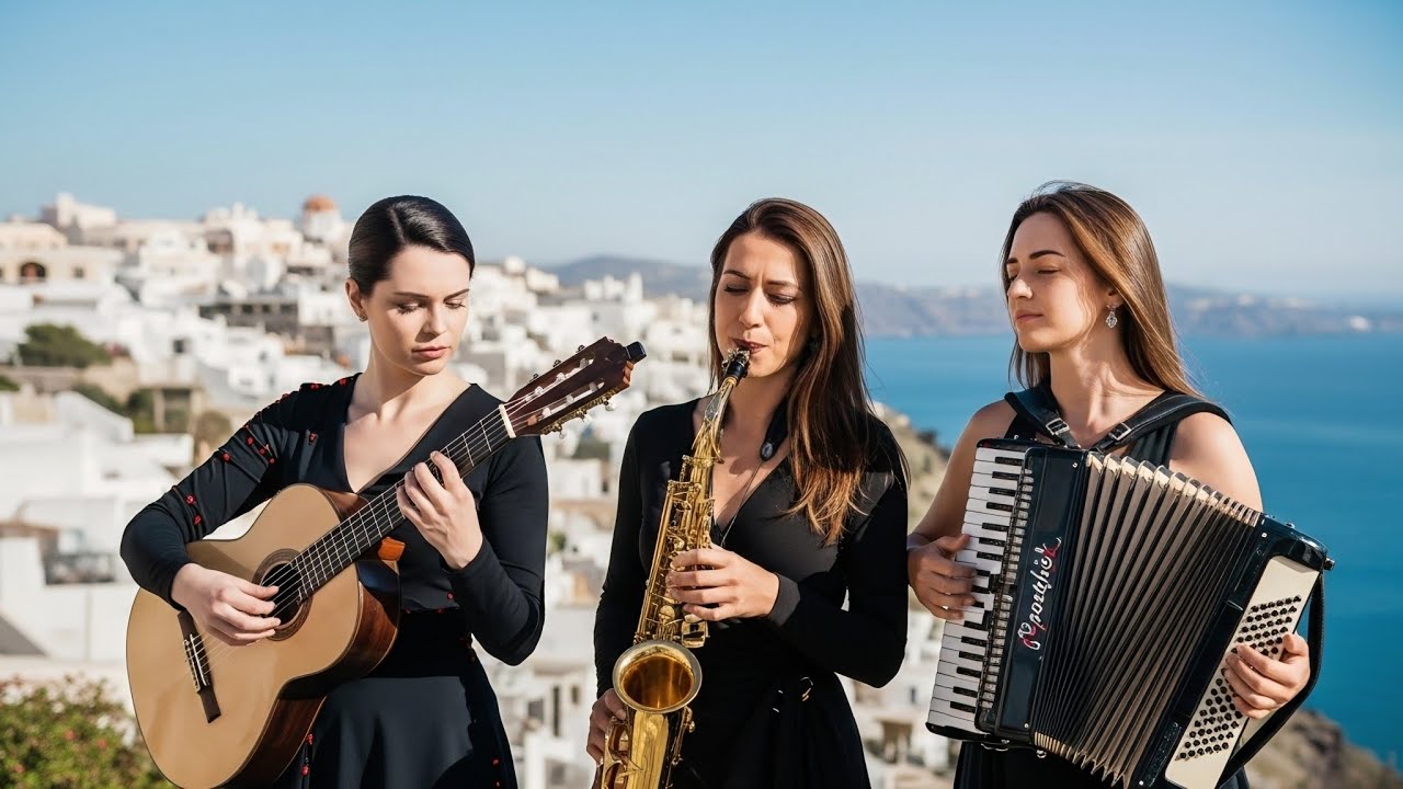 The Sound of Andalusia 🎶 Classic Guitar, Accordion & Saxophone Harmony