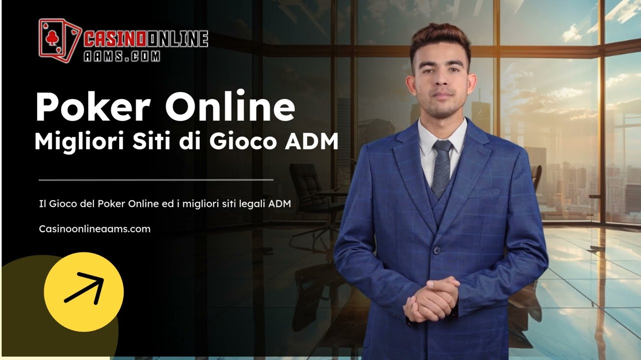 Poker Online Legale ADM - Casinoonlineaams.com - Gioco Responsabile e Sicuro