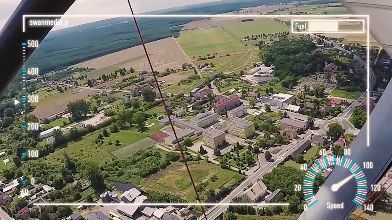 Lot motolotnią - Krzeszyce