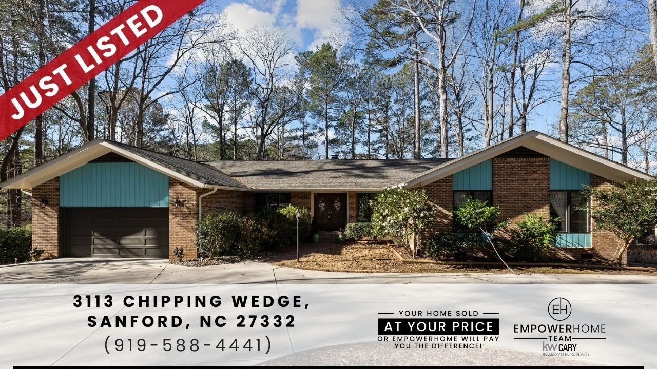 Stunning Lakefront Home with Golf Course Views | 3113 Chipping Wedge, Sanford, NC