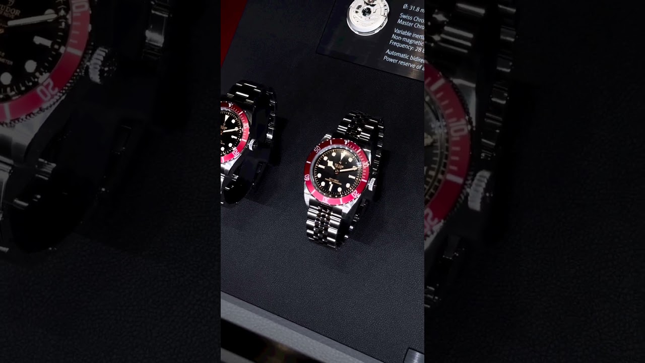 @TudorWatch drops a new Black Bay burgundy with two types of bracelets and a rubber strap! #shorts