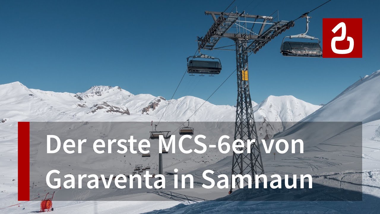 Sesselbahn Alp Trider Sattel in Samnaun - Ischgl | Der erste MCS-6er von Garaventa