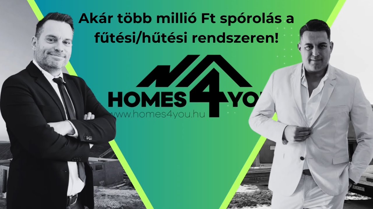 Homes4you: Több millió Ft-ot spórolhatunk, ha körültekintőbben választunk fűtési/hűtési rendszert!
