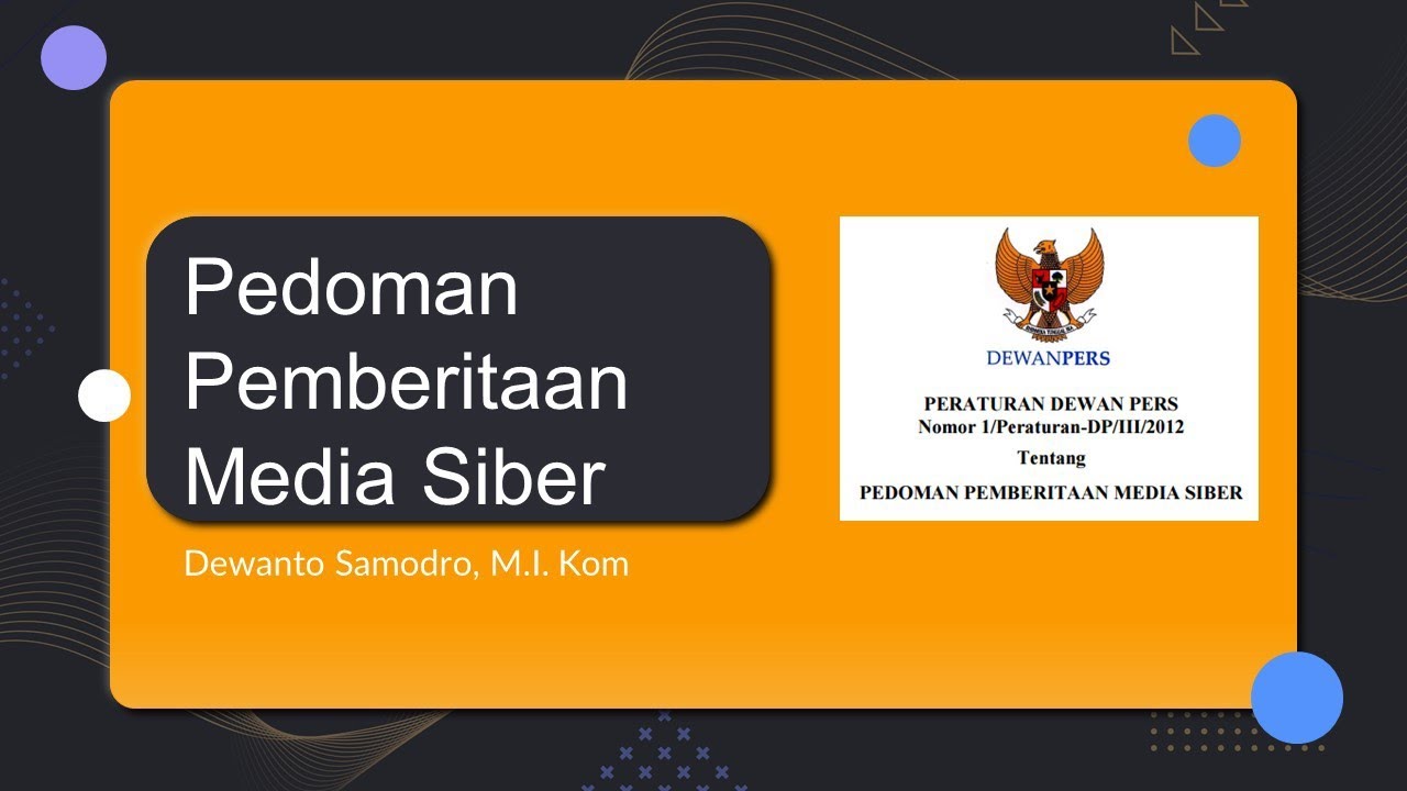 Pedoman Pemberitaan Media Siber