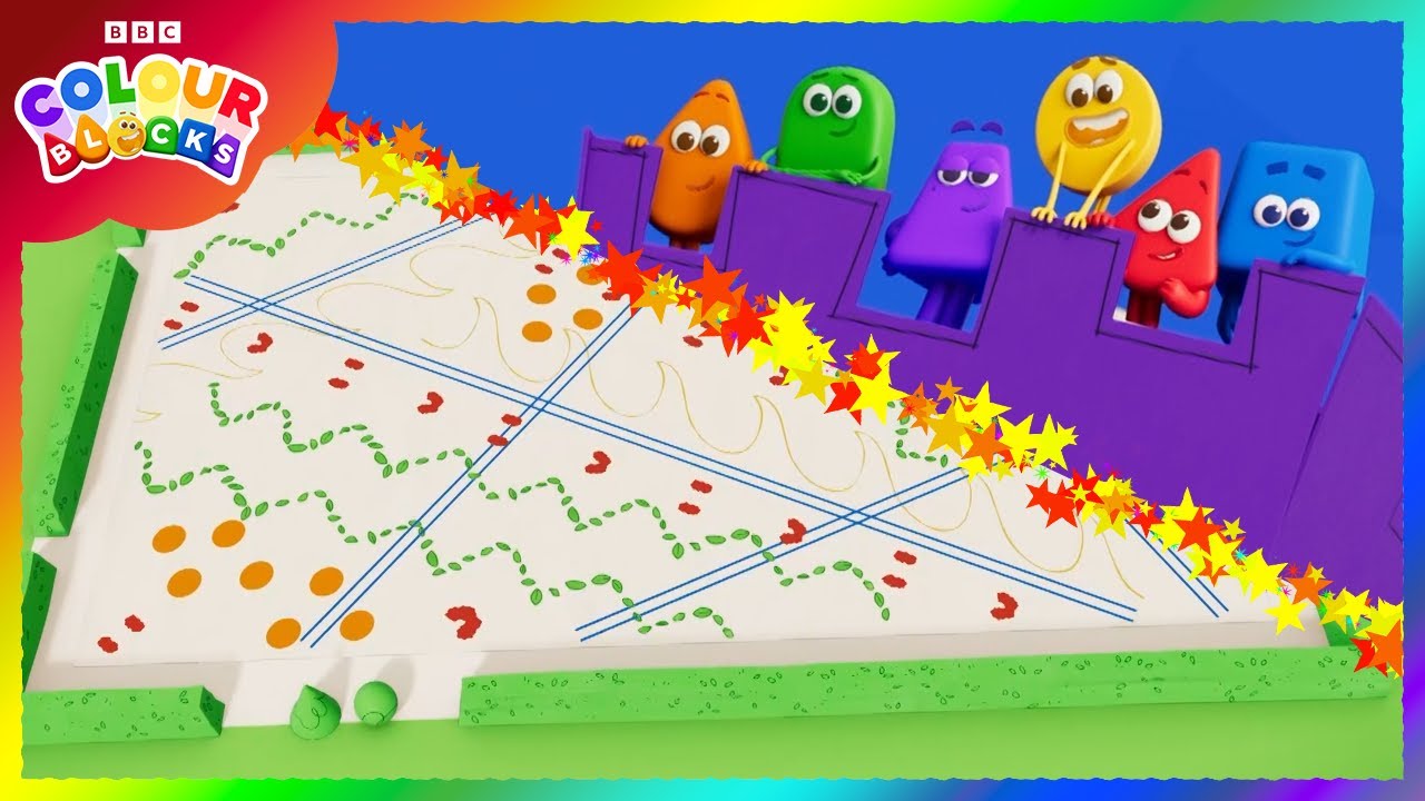 Patrones de colores simples 🖌️ | Aprende los colores | Bloques de Colores