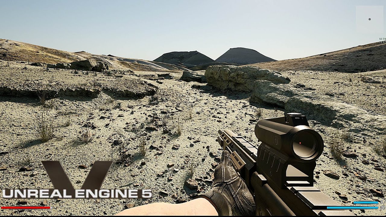 Realistic Arid Landscape with Nanite Unreal Engine 5