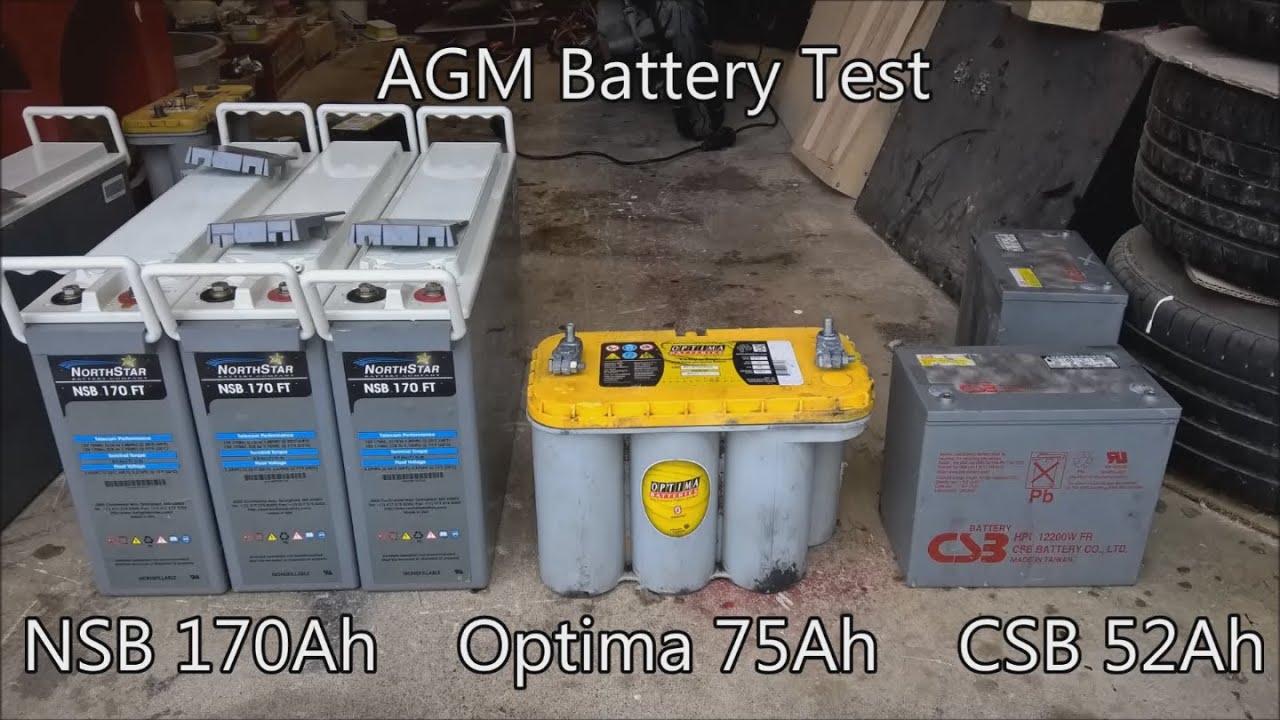 AGM Battery Test - NSB Optima CSB