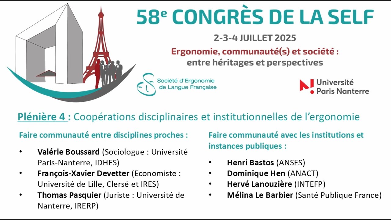 Congrès SELF 2025 Paris Nanterre PLENIERE 4