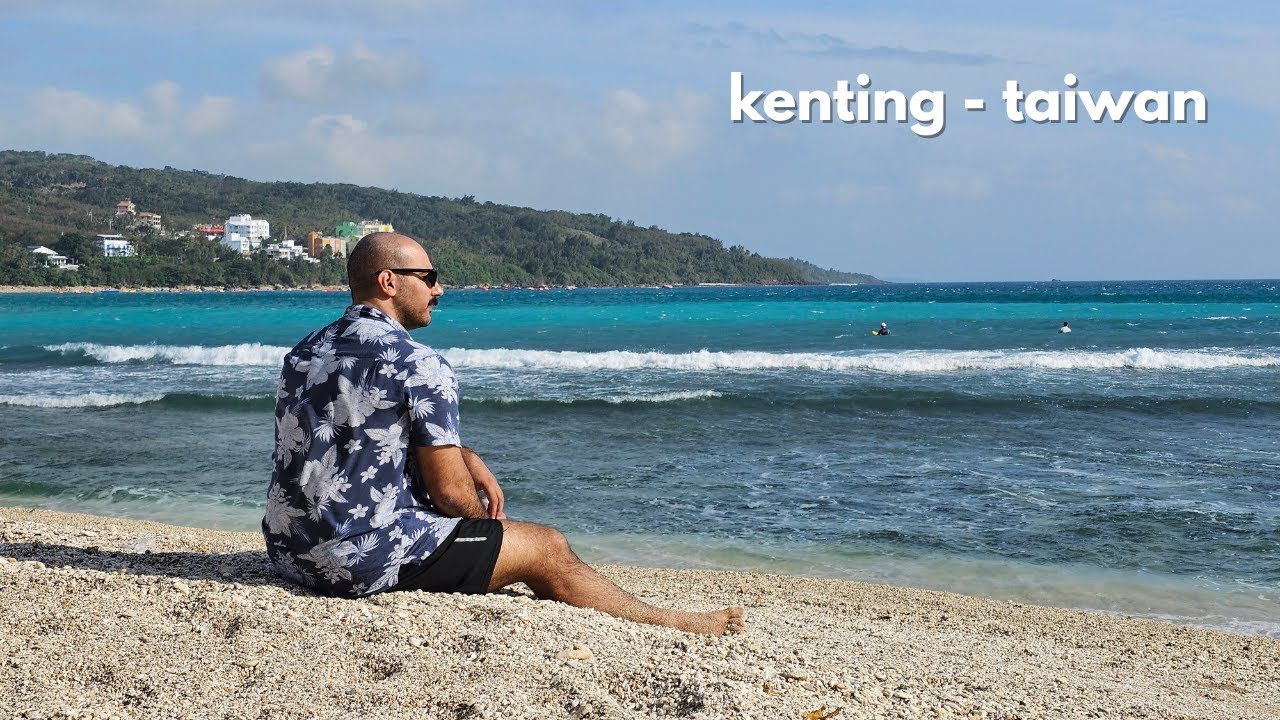 fugindo do frio para um lugar KENTING [墾丁] 🌞🇹🇼