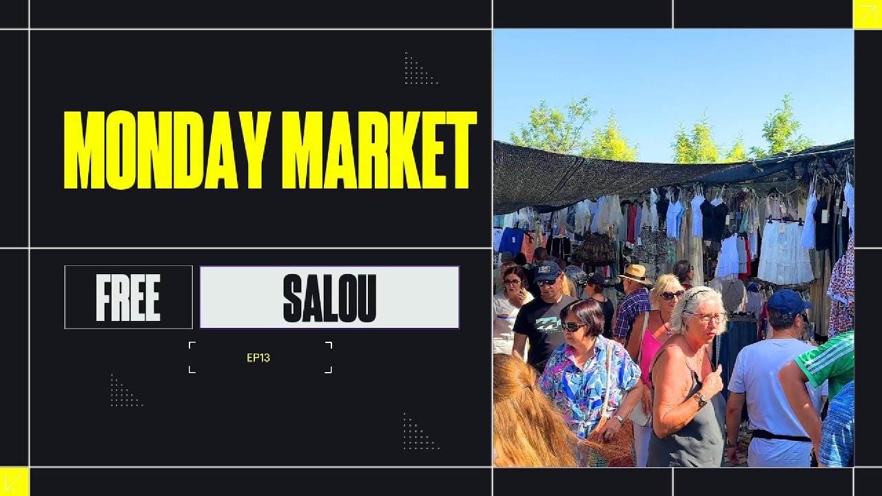 Salou Monday Market Vlog | सस्ते कपड़े, इलेक्ट्रॉनिक्स और बहुत कुछ | Spain Street Market Tour