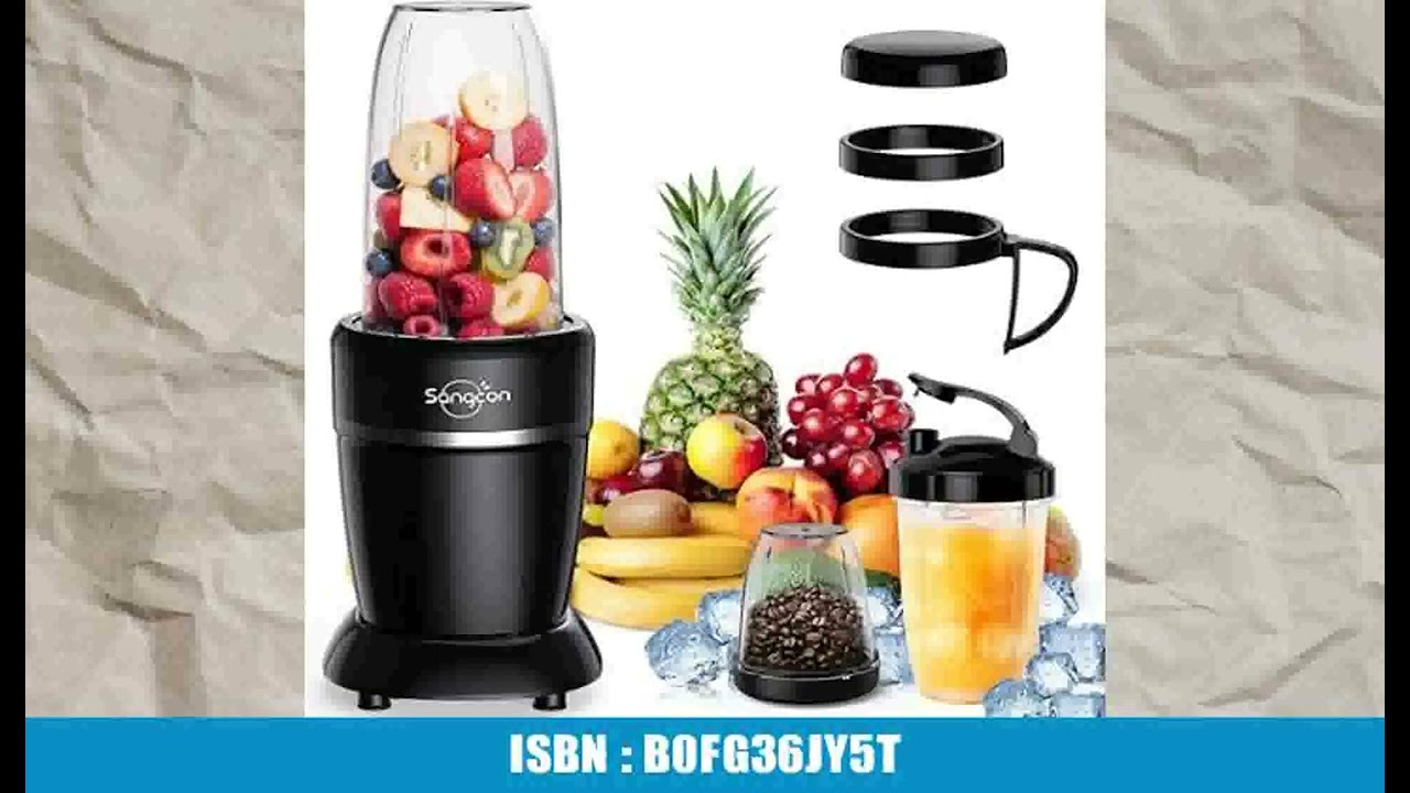 Sangcon 1000 W Mixer fÃ¼r Smoothies, leistungsstarke 22000 U/min Mixer fÃ¼r die KÃ¼che mit 3