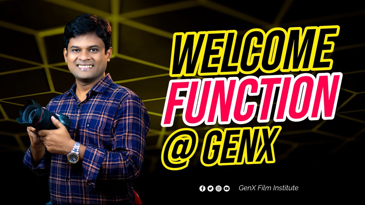 Student welcome ceremony at GenX Film Institute | Welcome Function at Film Institute, Odisha