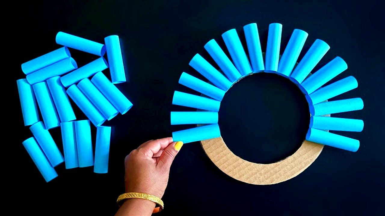 Simple Paper Wall Hanging / Beautiful and Easy Paper Wall Hanging / Paper Craft Home Decoration