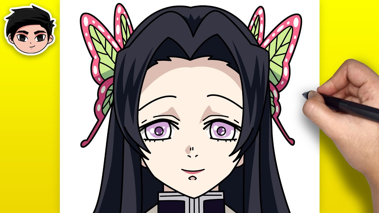 Como Dibujar Kanae Kocho (Demon Slayer)