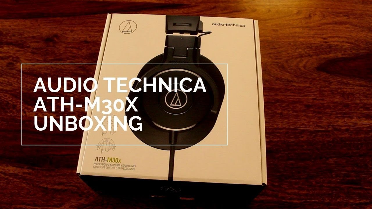 Best Professional Studio Headphones Audio-Technica ATH-M30X  - Un-Boxing blooper
