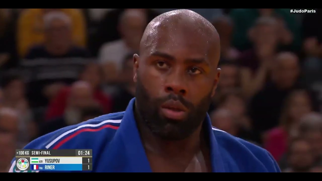 Teddy RINER (FRA) v ) v Alisher YUSUPOV (UZB) +100KG Semi Final  [ Paris Grand Slam 2024 ]