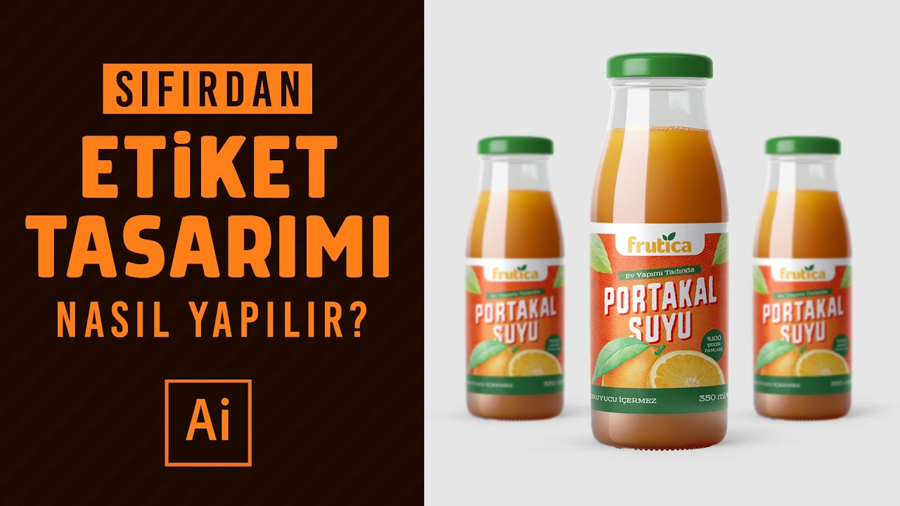 Adobe Illustrator ile Sıfırdan Etiket Tasarımı