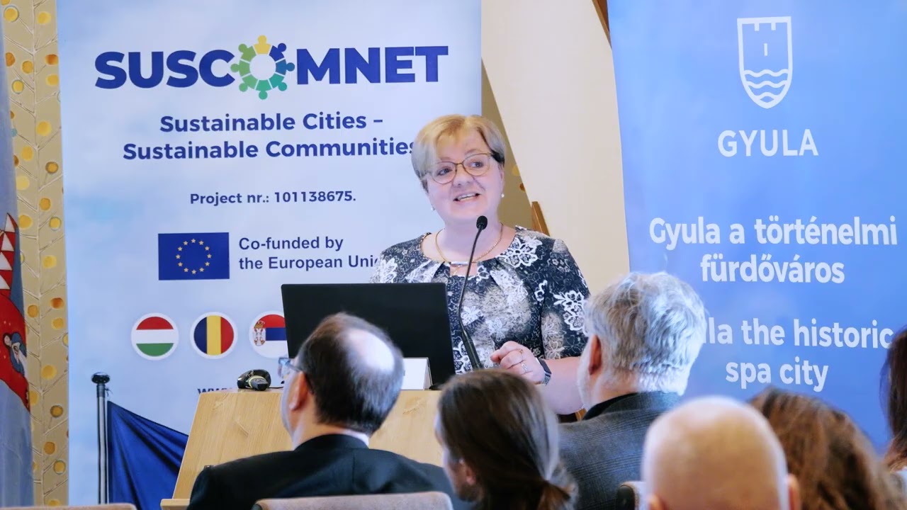 SUSCOMNET-Gyula: Dr. Beke Szilvia: A fenntartható jövő egyetemi perspektívából