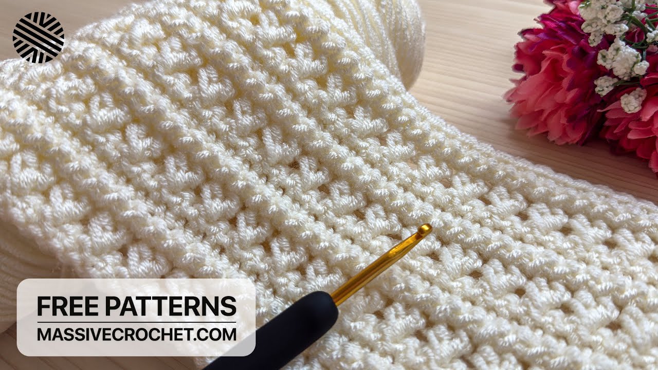 VERY EASY & FAST Crochet Pattern for Beginners! ⚡️ 😍 Crochet Stitch for Baby Blanket & Bag
