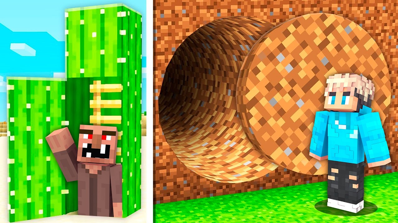 Ich PRANKE meine FREUNDE mit den BESTEN VERSTECKEN in MINECRAFT!