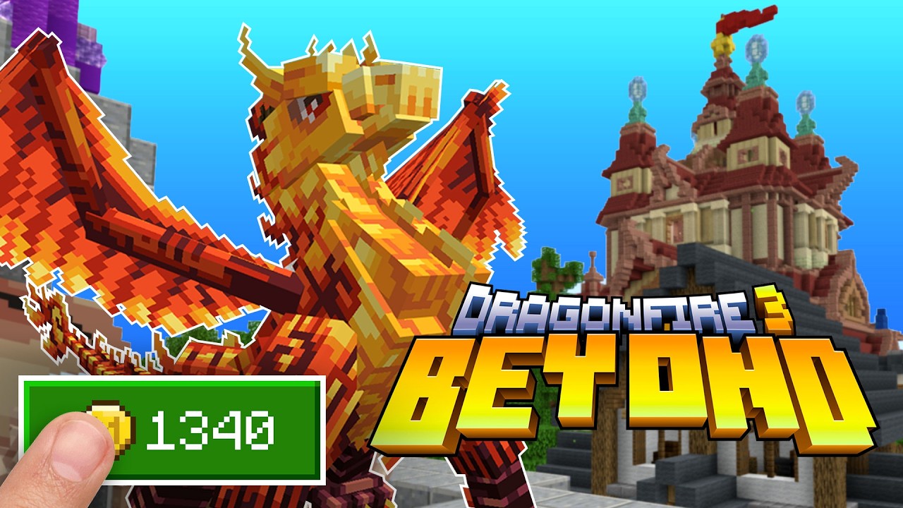 50+ DRAGONS Added to Minecraft with DragonFire 3! (Minecraft Marketplace DLC Review)